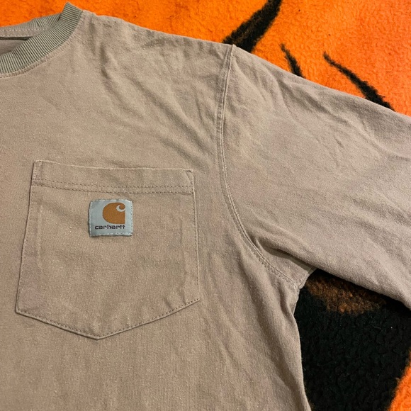 Distressed Carhart Shirt Size Medium - Picture 3 of 4